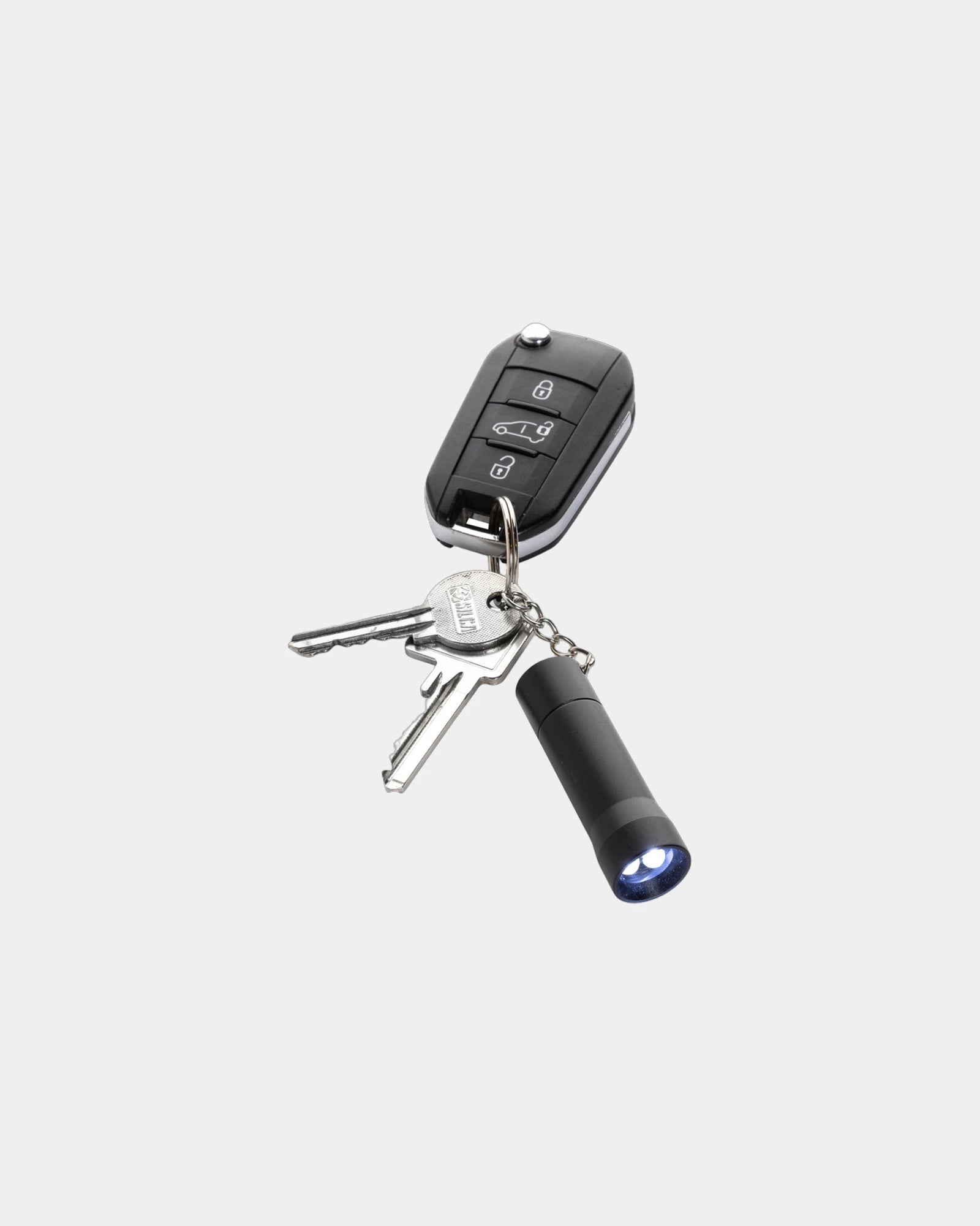 Portachiavi torcia alluminio riciclato RCS da personalizzare - 1